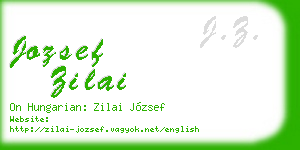 jozsef zilai business card